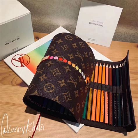 colored pencils louis vuitton|Louis Vuitton journal refill.